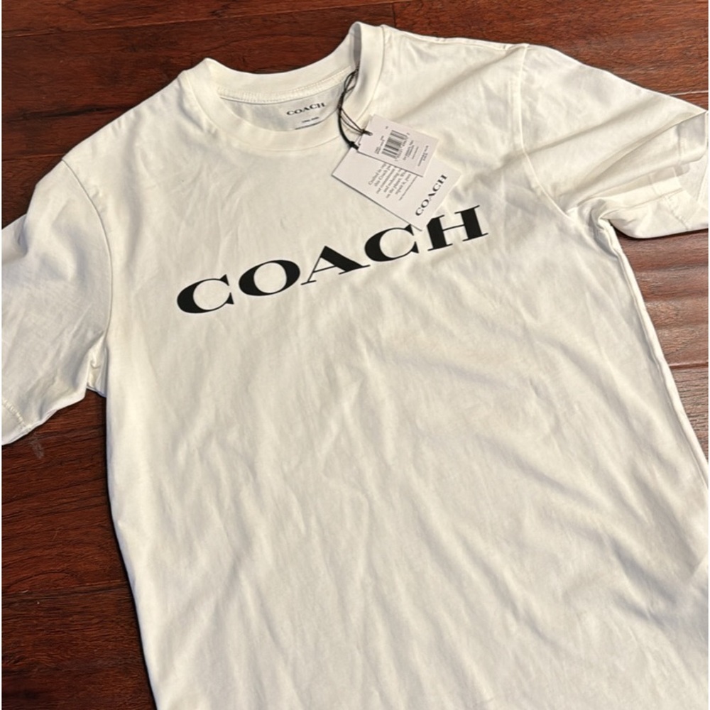 White Coach brand shirt. New!